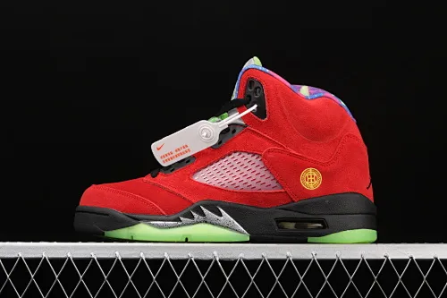 All categories Air Jordan Jordan series basketball shoes Air Jordan 5 J version Air Jordan 5 "What The" AJ5 Joe 5 red and yellow mandarin duck CZ5725-700